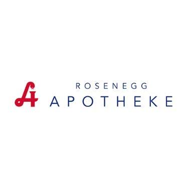 Logo der Rosenegg Apotheke in Bürs, Vorarlberg.
